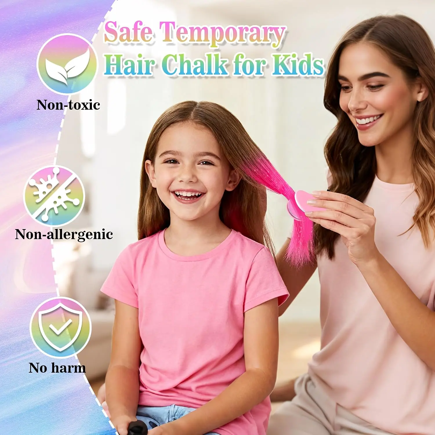 🎃【Halloween】12pcs Temporary Hair Chalk Hair Dye, Washable Hair Color Makeup For Sport Events Halloween Christmas