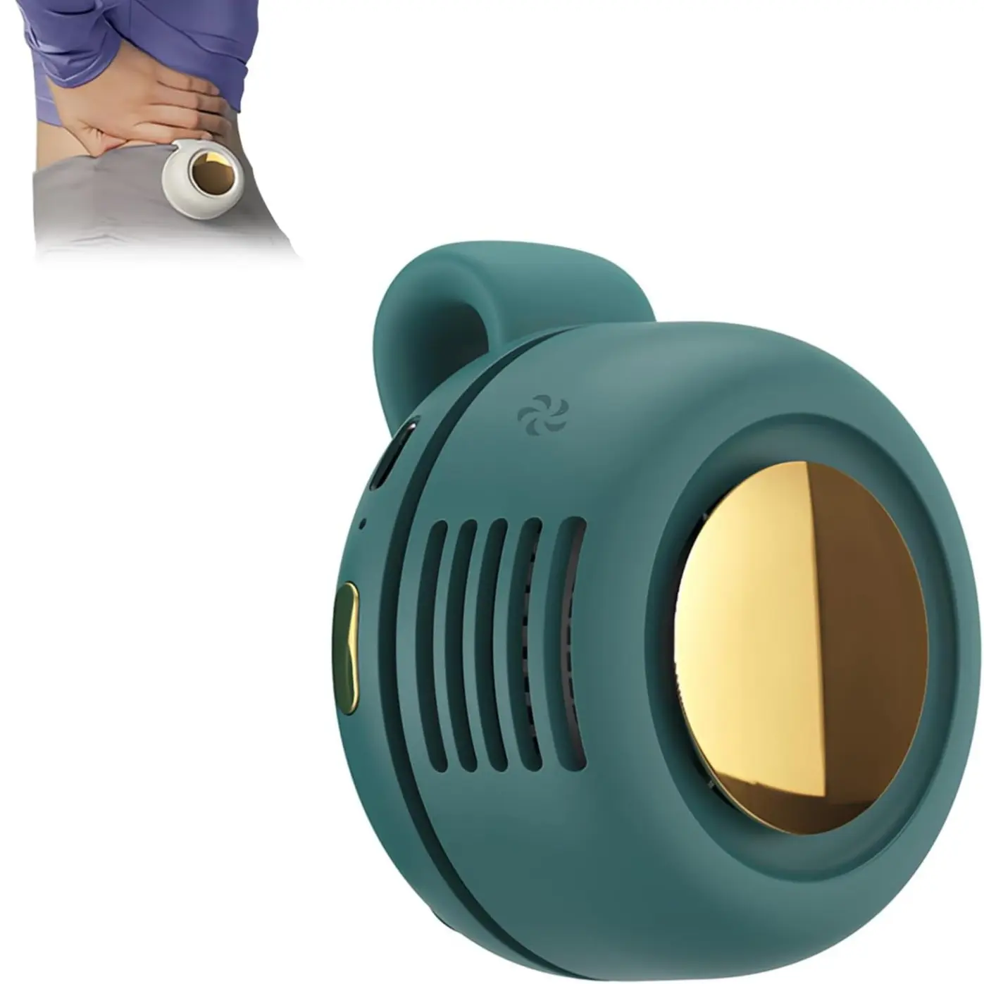 Mini Bladeless Fan. Portable, rechargeable, and silent.