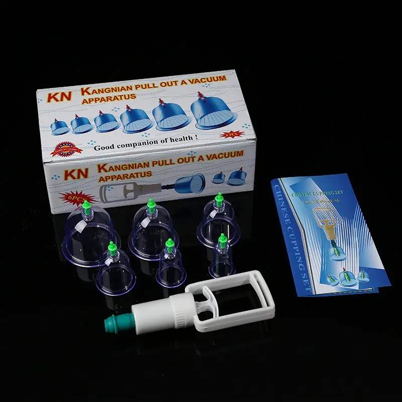 Cupping Set, 6 Cups Cupping Kit for Massage Therapy&Relieve Muscle Tension in Minutes.