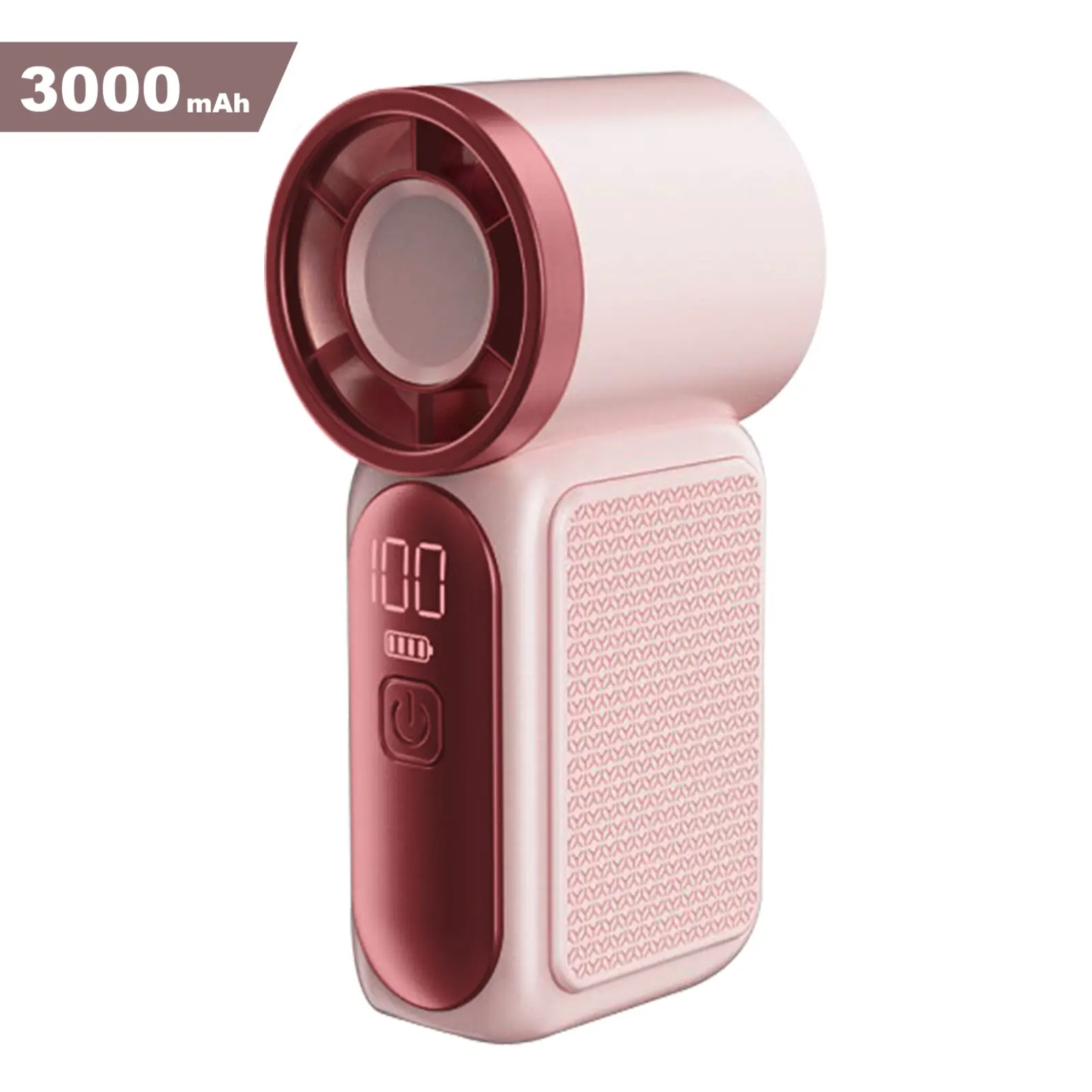 Mini Handheld Fan with LED Display – 6-Speed Turbo Cooling Pocket Fan