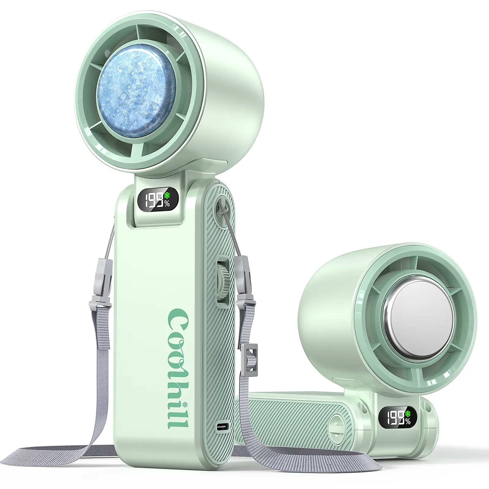 Portable Fan – 199-Speed Rechargeable Handheld Fan