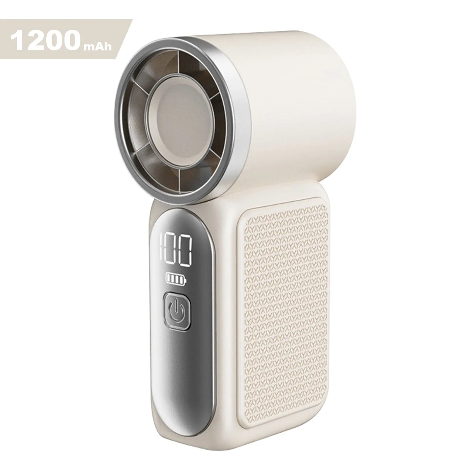 Mini Handheld Fan with LED Display – 6-Speed Turbo Cooling Pocket Fan