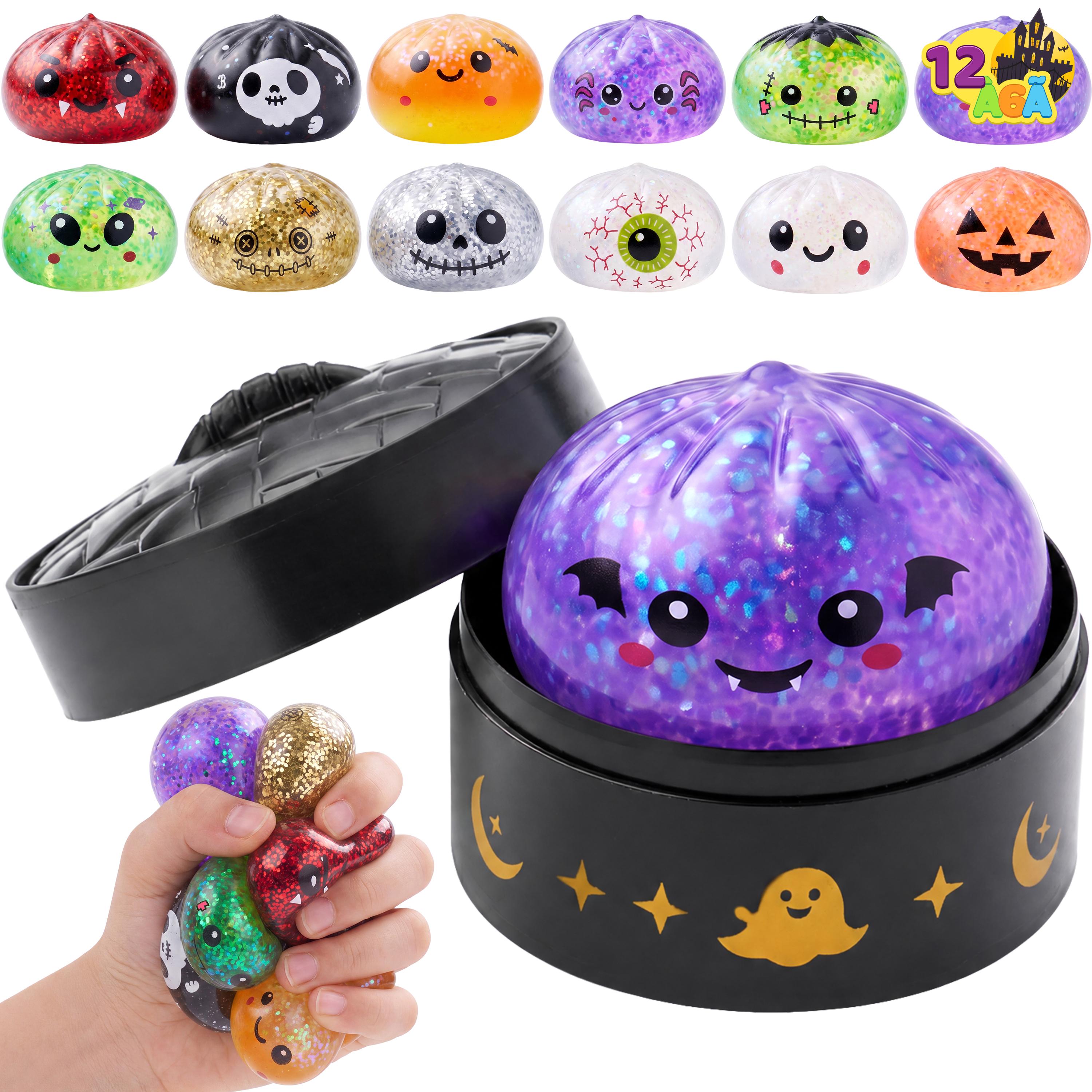 Halloween Dumpling Stress Relief Toys, 1pcs/3pcs/6pcs/12pcs with Steamer Storage Boxes,Slow‑rebound maltose squishy toys, ideal for Halloween party gifts, featuring grimace pumpkin and little devil designs,12pcs Mini Dumpling(5cm) Halloween Dumpling Stress Relief Toys, 1pcs/3pcs/6pcs/12pcs with Steamer Storage Boxes,Slow‑rebound maltose squishy toys, ideal for Halloween party gifts, featuring grimace pumpkin and little devil designs,12pcs Mini Dumpling(5cm)