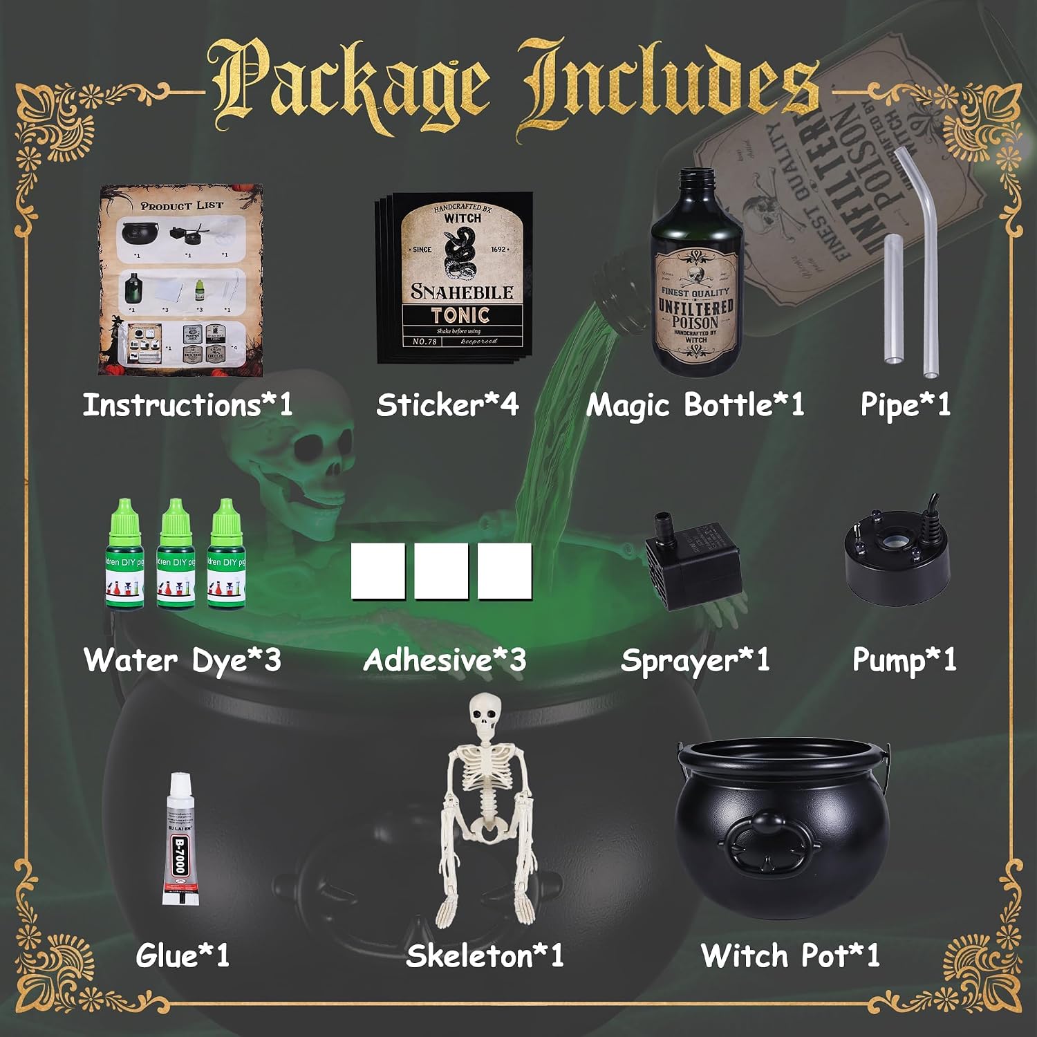 Magical Floating Potion Cauldron with Bubbling Diffuser - Halloween Decorations, Funky Unique Home Decor, Centerpiece Magic, Indoor Cauldron Glow, Witch Kitchen Vibe Indoor Tabletop Home Accent Magical Floating Potion Cauldron with Bubbling Diffuser - Halloween Decorations, Funky Unique Home Decor, Centerpiece Magic, Indoor Cauldron Glow, Witch Kitchen Vibe Indoor Tabletop Home Accent