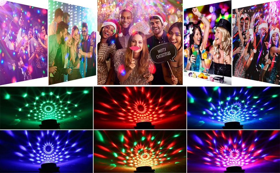 colorful 360 rotating magic ball light  2022 New Colorful Rotating Magic Ball Light