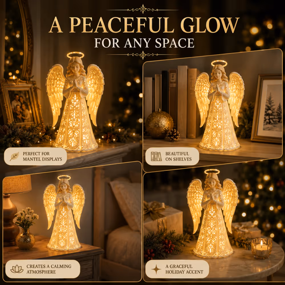 ✨ Angel Christmas Guardian Light – A Symbol of Hope, Love & Protection