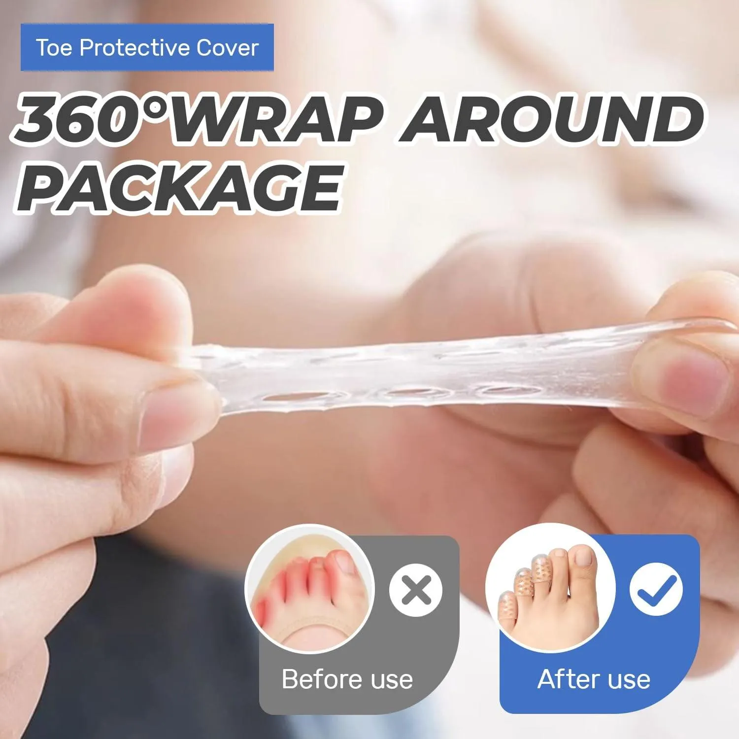 Silicone Toe Protectors 30Pcs, Gel Anti-Friction Toe Protector Breathable Toe Caps Guards for Men Women, Soft Clear Little Toe Covers Silicone Toe Sleeves for Corns, Blisters and Pain Relief Silicone Toe Protectors 30Pcs, Gel Anti-Friction Toe Protector Breathable Toe Caps Guards for Men Women, Soft Clear Little Toe Covers Silicone Toe Sleeves for Corns, Blisters and Pain Relief