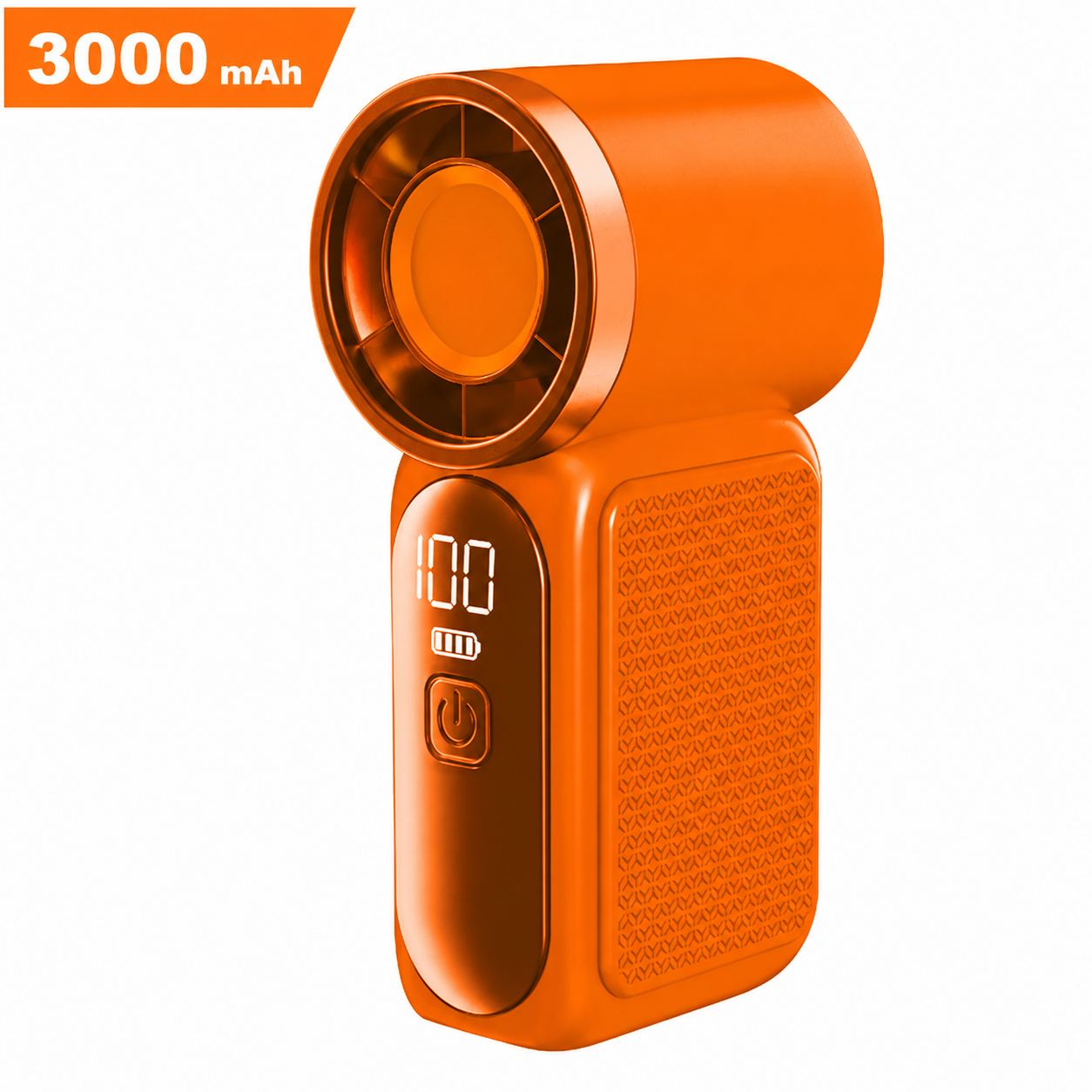 Mini Handheld Fan with LED Display – 6-Speed Turbo Cooling Pocket Fan