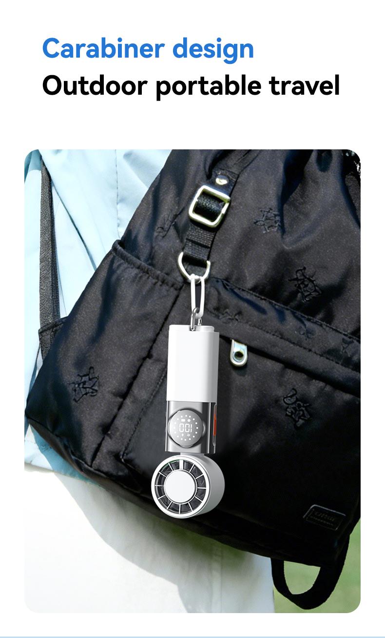 SWEETFULL 7-in-1 Portable Cooling Fan with Emergency Phone Charger Power Bank,Summer Fan(Type-c), Ion Cooling Technology, 100 Speed Turbo Fan with LCD Display, Rechargeable Handheld Fan with Neck Strap for Outdoor Camping Travel Sports SWEETFULL 7-in-1 Portable Cooling Fan with Emergency Phone Charger Power Bank,Summer Fan(Type-c), Ion Cooling Technology, 100 Speed Turbo Fan with LCD Display, Rechargeable Handheld Fan with Neck Strap for Outdoor Camping Travel Sports