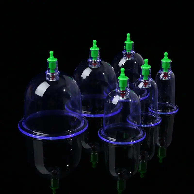 Cupping Set, 6 Cups Cupping Kit for Massage Therapy&Relieve Muscle Tension in Minutes.