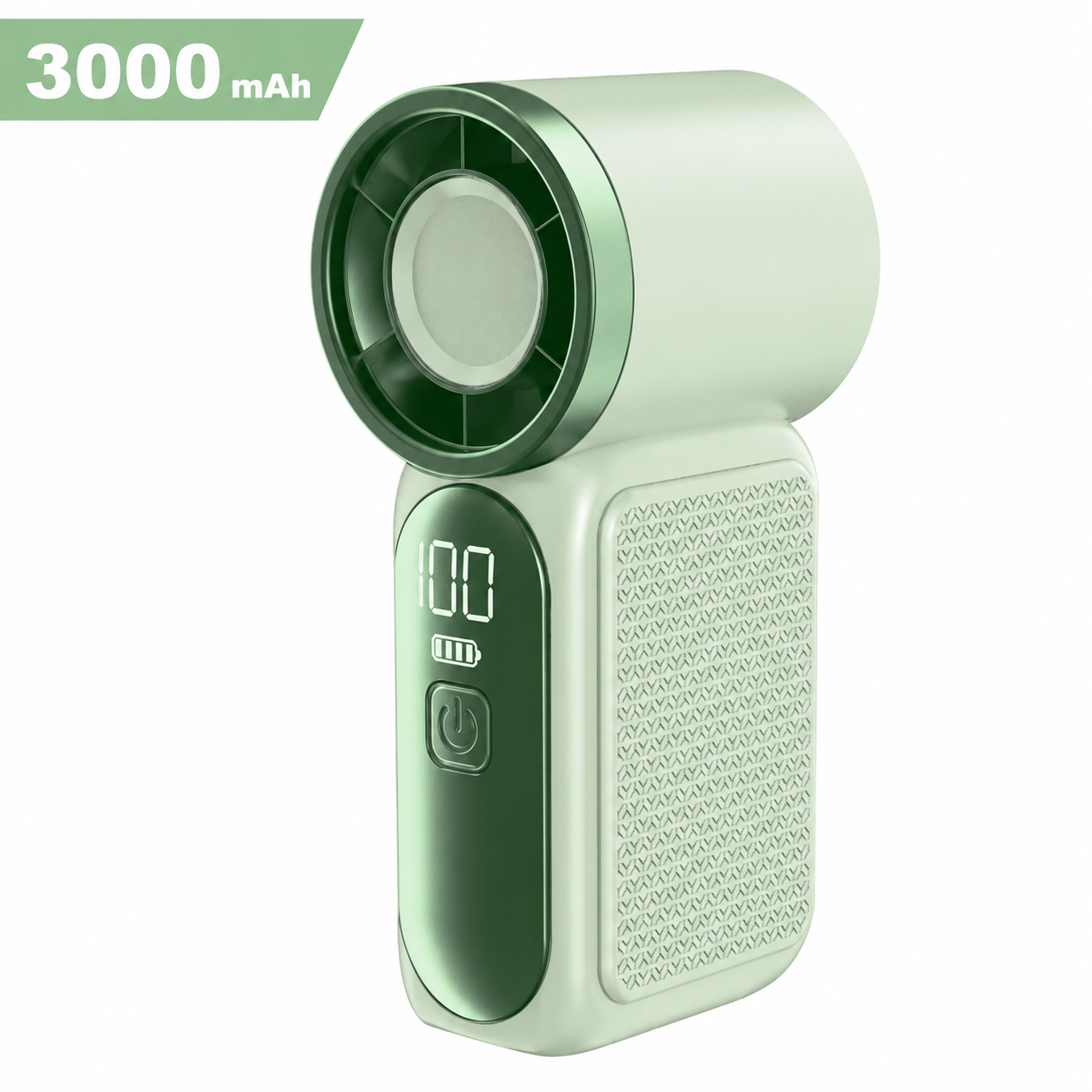 Mini Handheld Fan with LED Display – 6-Speed Turbo Cooling Pocket Fan