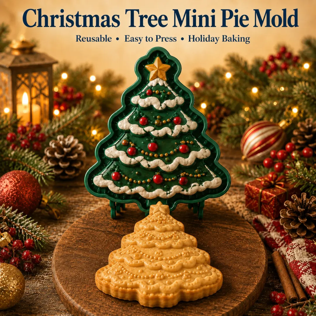 🎄Christmas Pie Mold Collection – 9 Reusable Embossed Holiday Designs