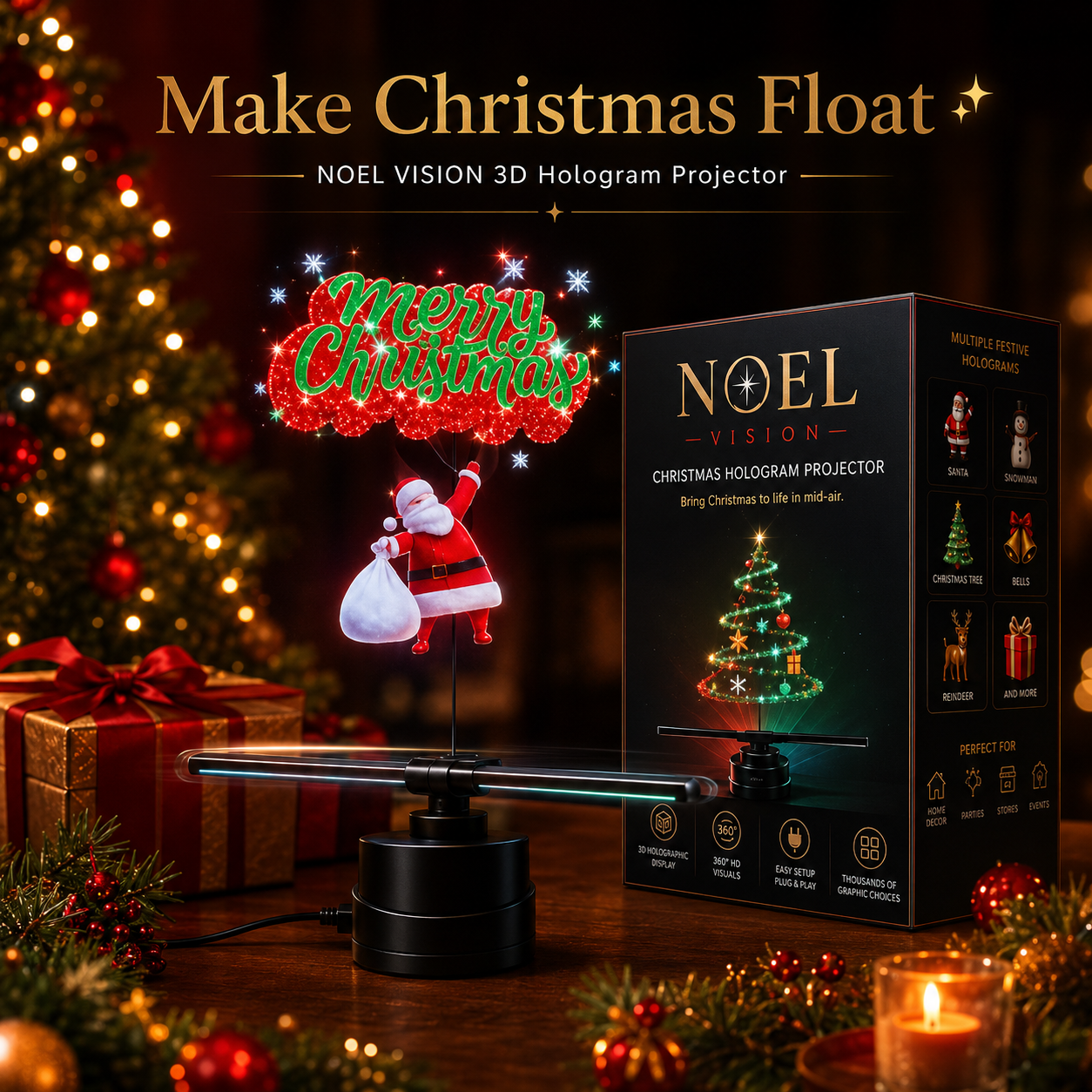✨ 3D Hologram Magic Projector – Limited Time 50% OFF