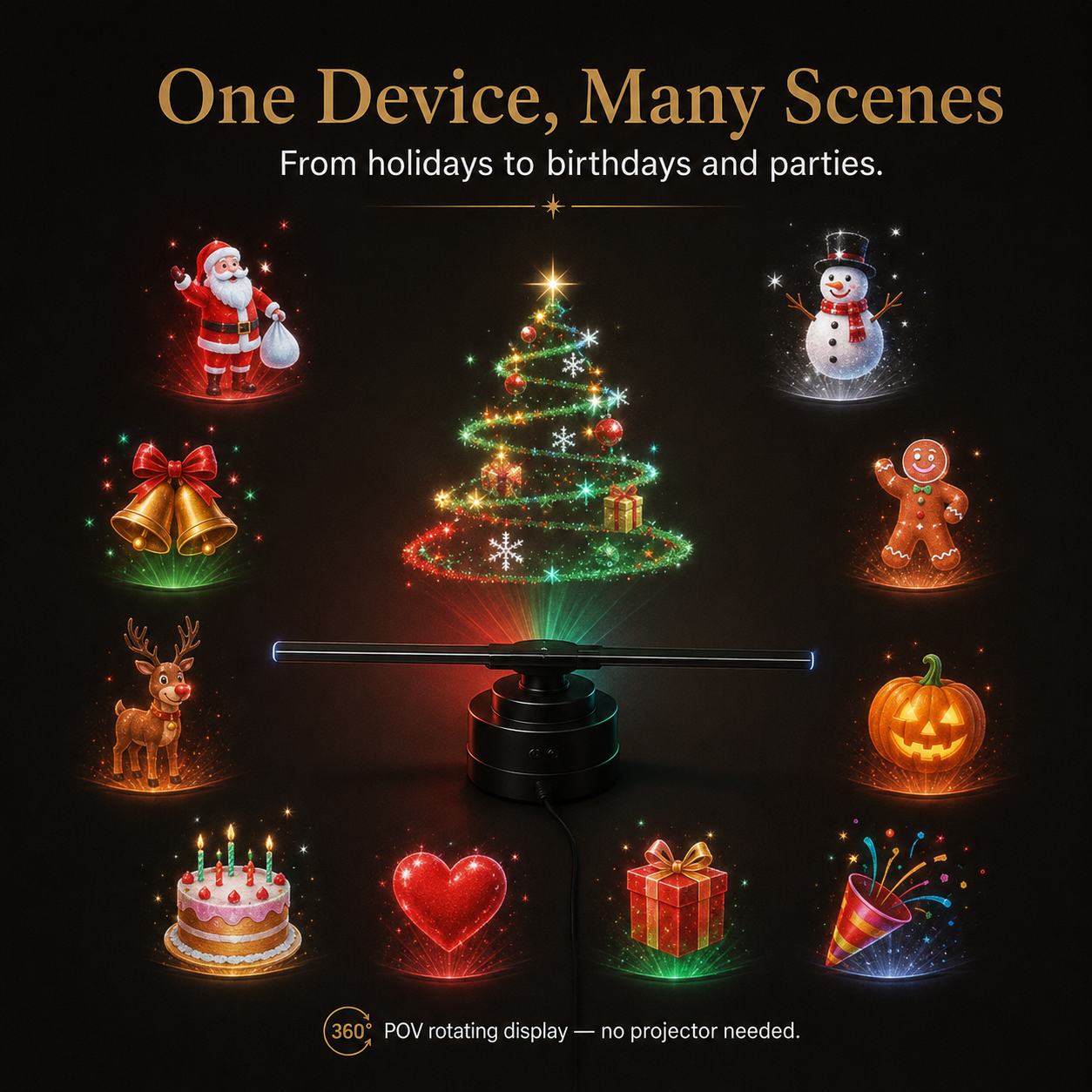 ✨ 3D Hologram Magic Projector – Limited Time 50% OFF