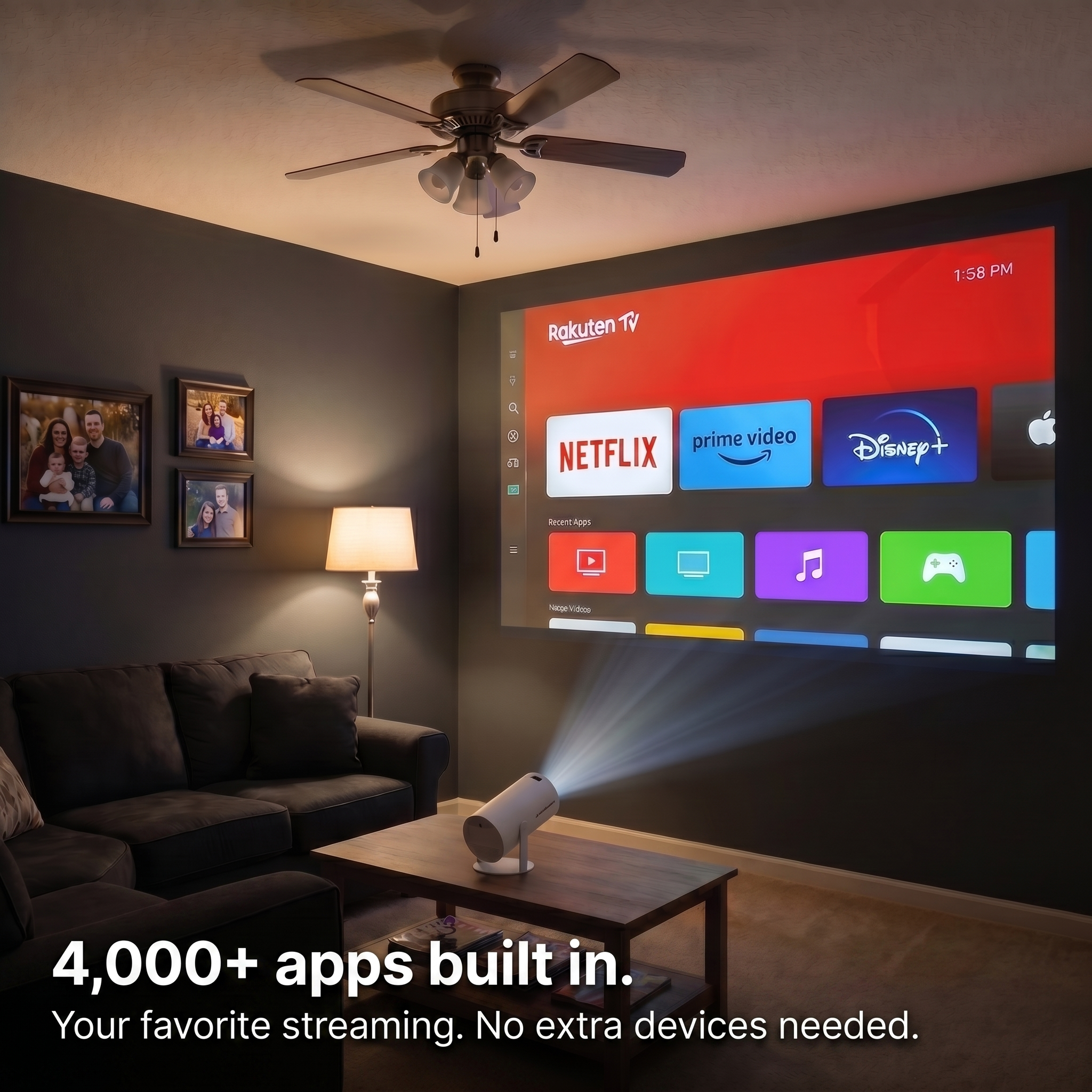 4K Smart Projector