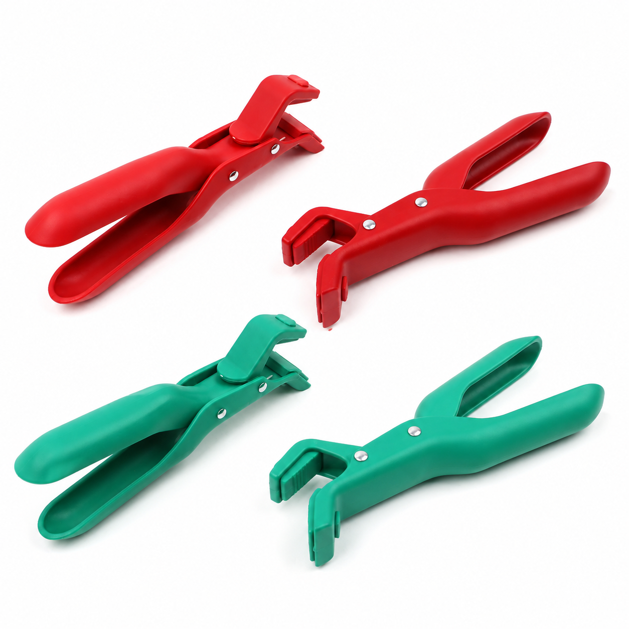 2 Counts Hot Plate Gripper, Multi-Purpose Anti-Scald Tool for Bowls, Plates, Pans, Serving as Holder, Clip, Tongs, Clamp in Kitchen