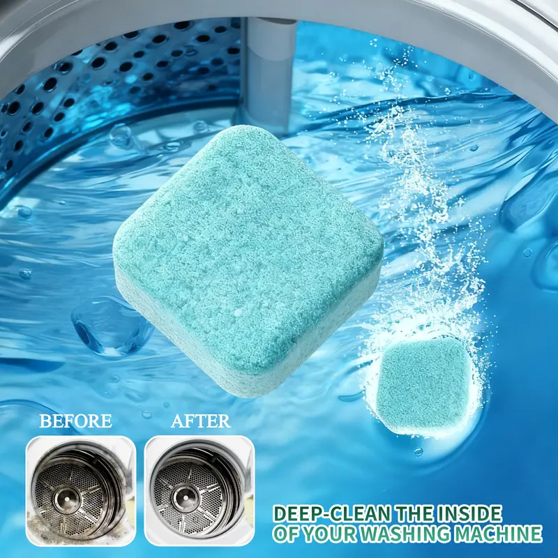 Washing Machine Cleaner Tablets pet safe eco friendly cleaning tablets neutralizes pet related odors deep cleans grime keeps washing machine fresh easy to use