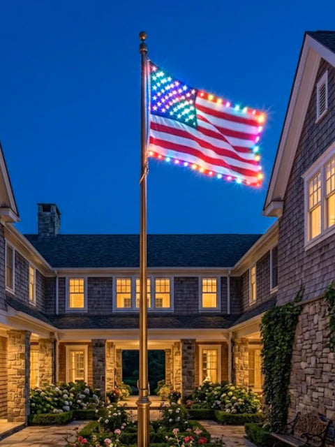LAST DAY 49% OFF 🔥 🦅 ILLUMINATED 25OTH ANNIVERSARY USACOMMEMORATIVE FLAG (3X5 FT) -BESTSELLER