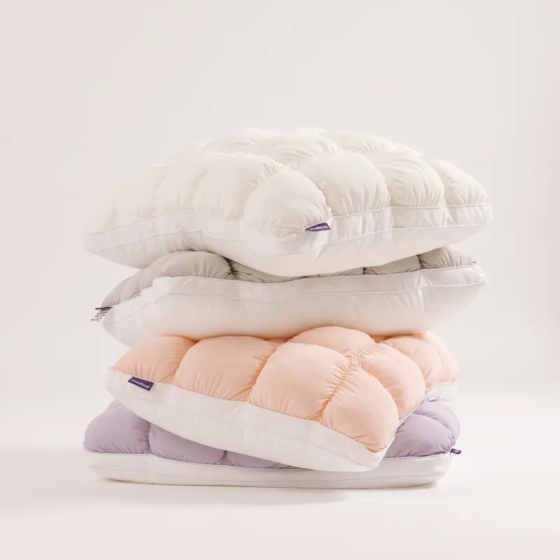 Mellow Sleep | Mellow Puff Pillow – Soft Quilted Puff Grid Design Pillow