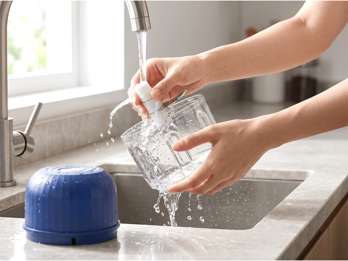 Removable parts for easy cleaning
