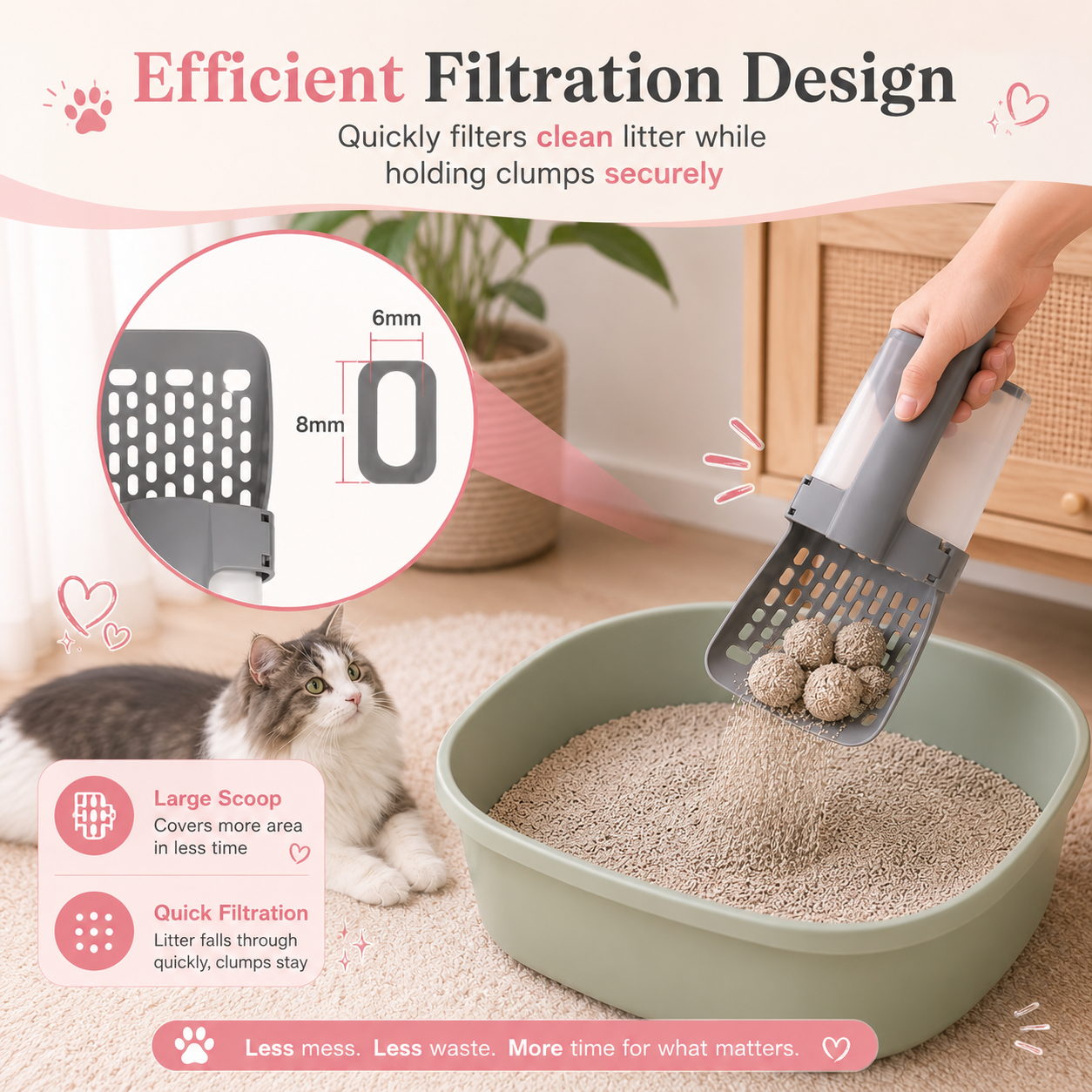 PurrScoop™ | The Mess-Free Cat Litter Scoop