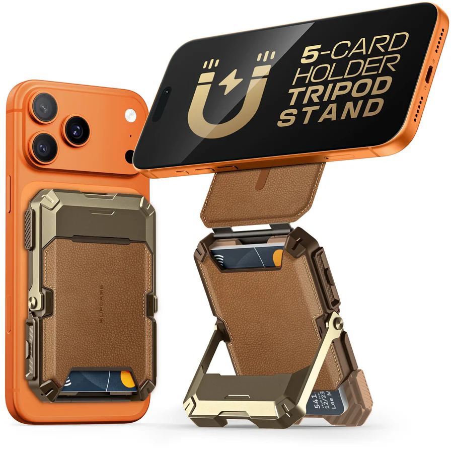 MagFlip Magnetic Wallet with Stand-Black