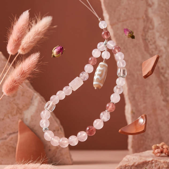 The Rose Harmony Handphone Chain – The Millionaire Talisman Collection