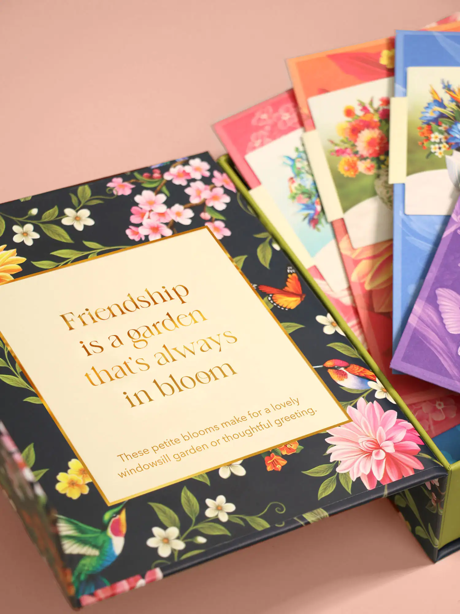 3D floral paper gift box