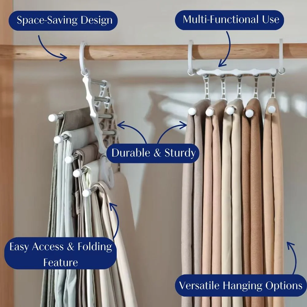 Multi-Functional Pants Rack (2-Pack)