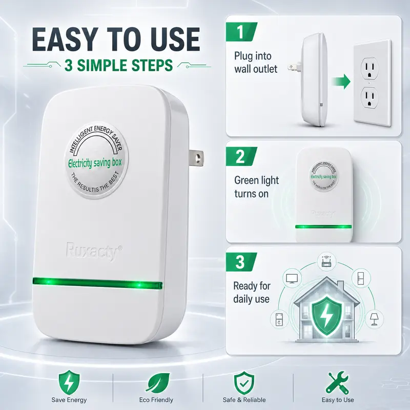 Compact Plug-In Power Box with US Plug