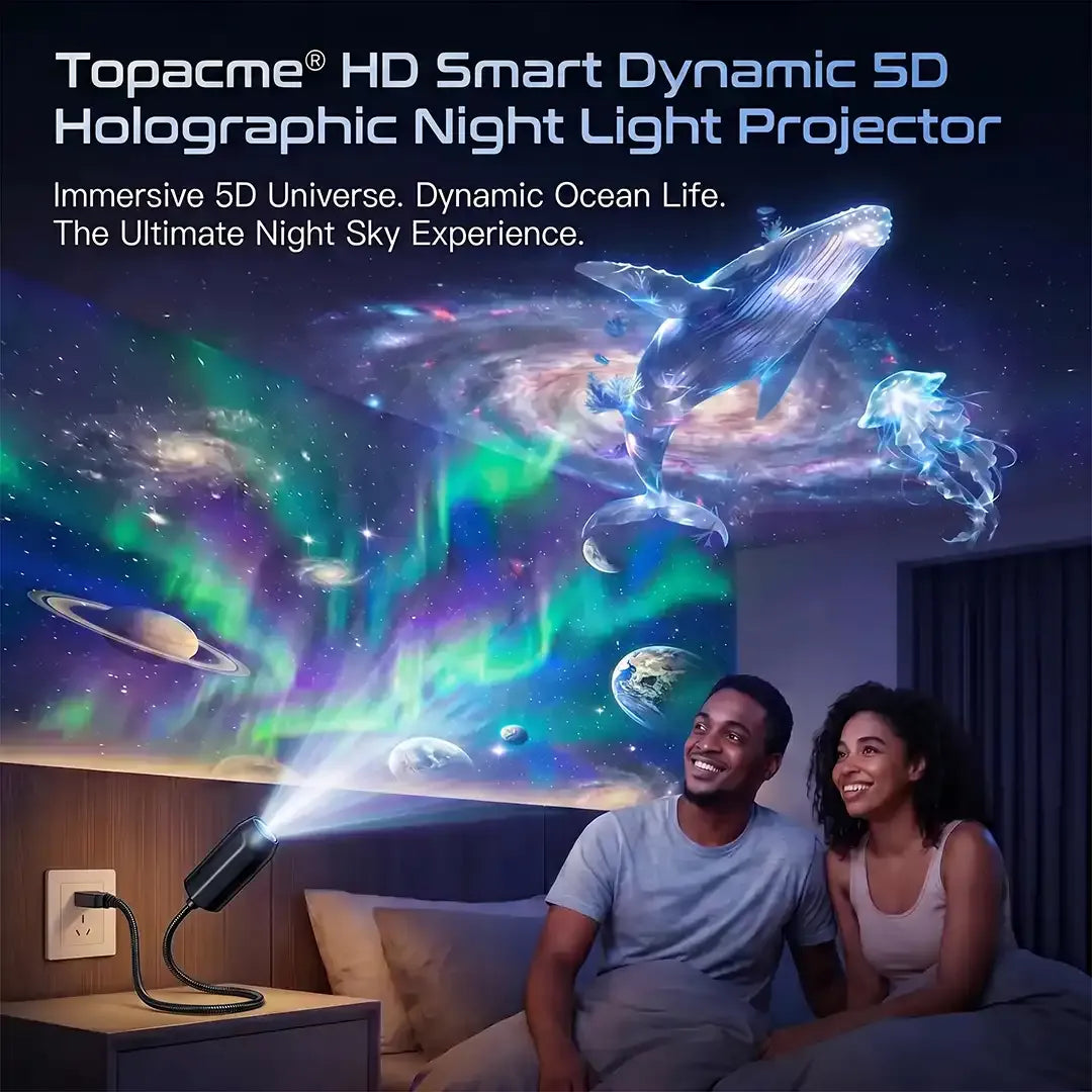 ⏰LAST DAY PROMOTION-NIGHT LIGHTPROJECTOR🔥 - SMART HOLOGRAPHIC STARPROJECTOR