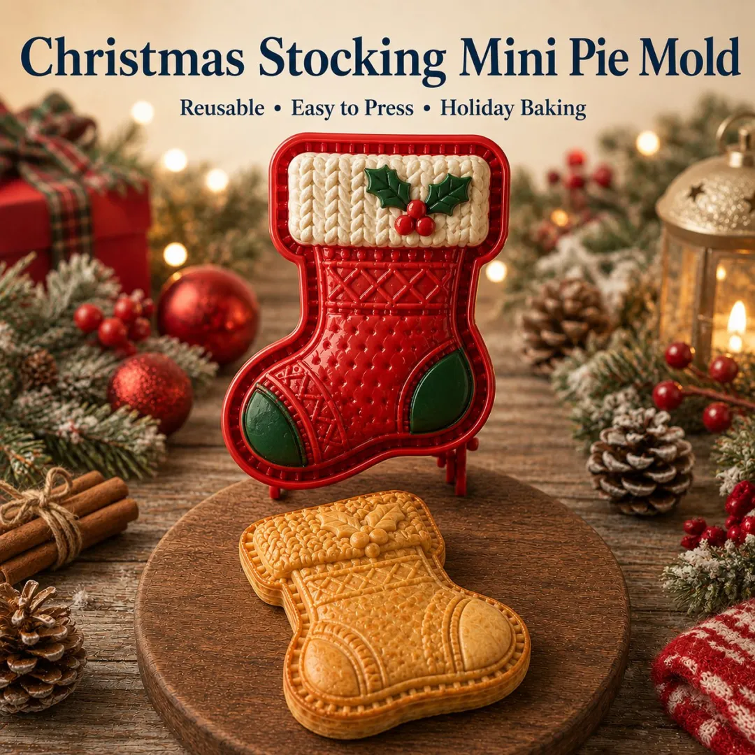 🎄Christmas Pie Mold Collection – 9 Reusable Embossed Holiday Designs