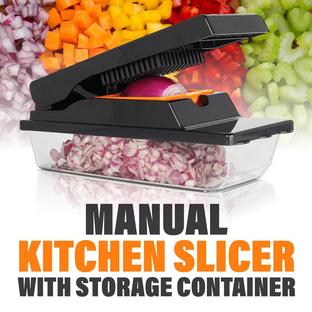 All-in-One Mandoline Vegetable Slicer and Chopper