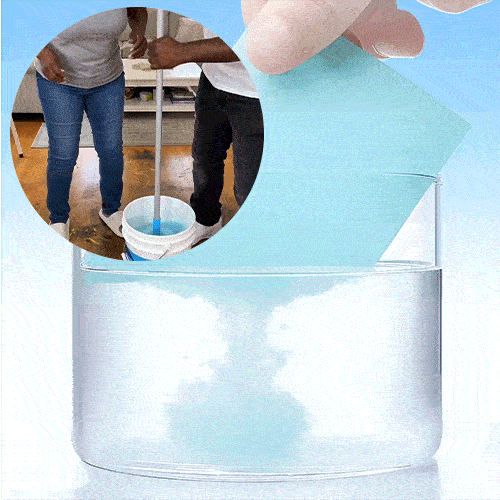100 Piece Floor Cleaning Tablets Multi-Surface Cleaner for Hardwood Laminate Tile & RV Walls Antibacterial Deodorization Maintenance