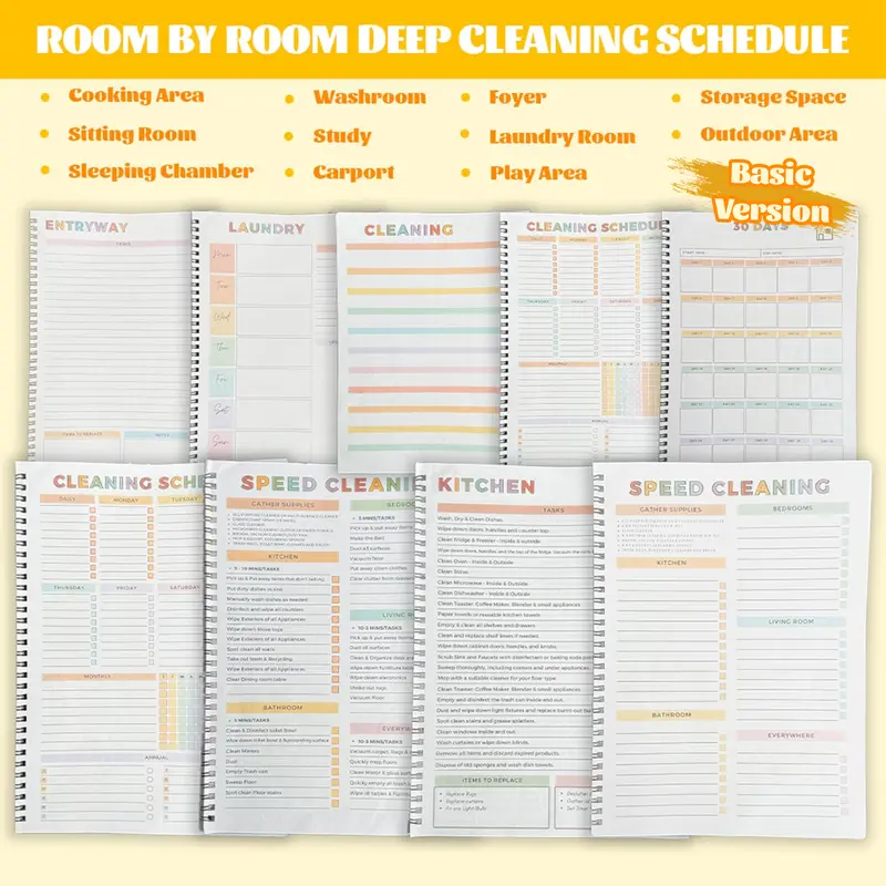 ADHD Cleaning Planner for Adults