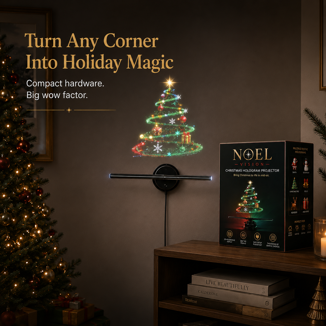 ✨ 3D Hologram Magic Projector – Limited Time 50% OFF