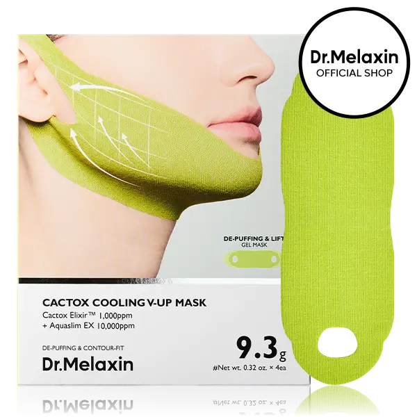 V-LIFTING MEWING BAND with Cactus Cooling Reduce Puffiness & Pore Tightening for Visible Pore Care Skin Repair