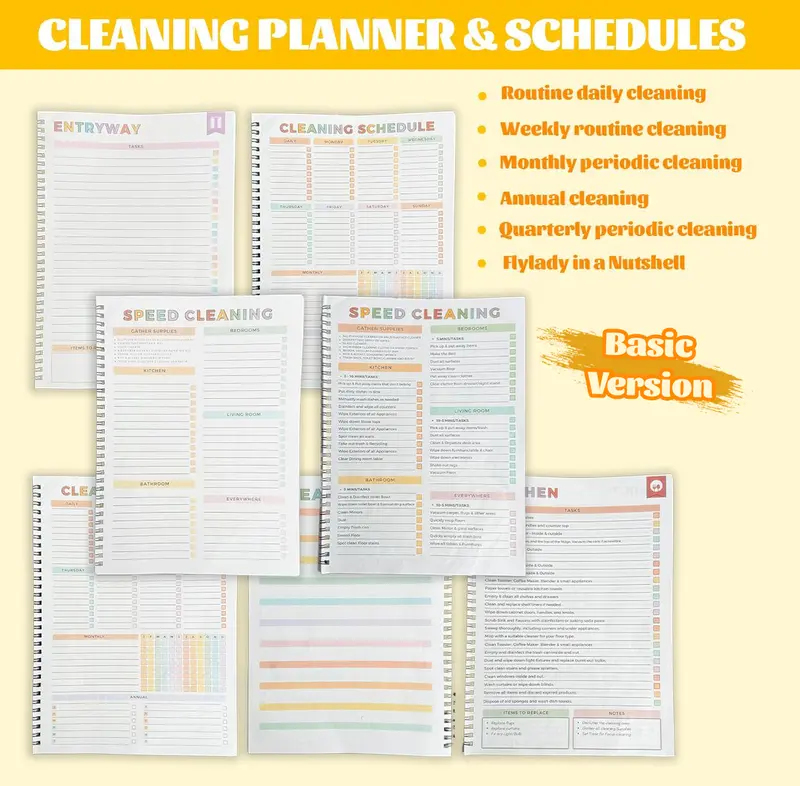 ADHD Cleaning Planner for Adults