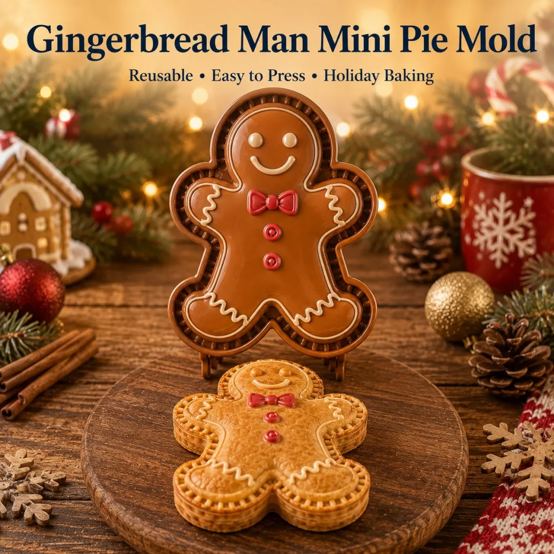 🎄Christmas Pie Mold Collection – 9 Reusable Embossed Holiday Designs