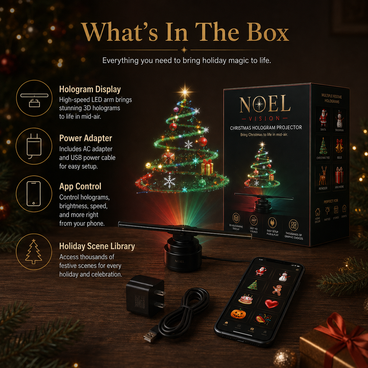 ✨ 3D Hologram Magic Projector – Limited Time 50% OFF