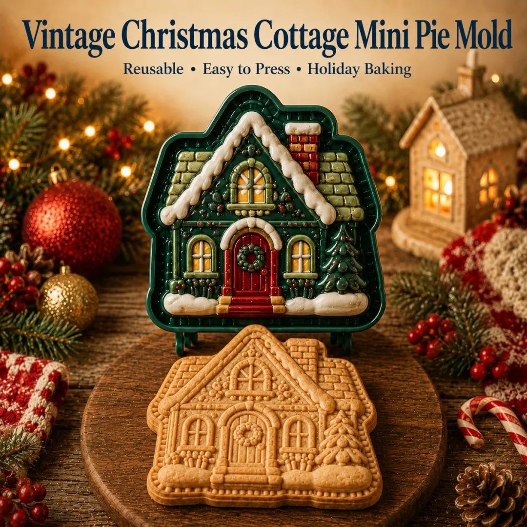 🎄Christmas Pie Mold Collection – 9 Reusable Embossed Holiday Designs
