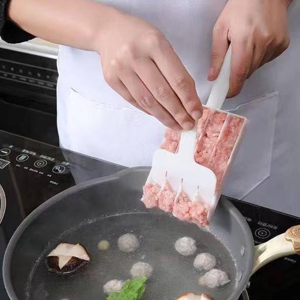White Creative Kitchen Meatball Maker