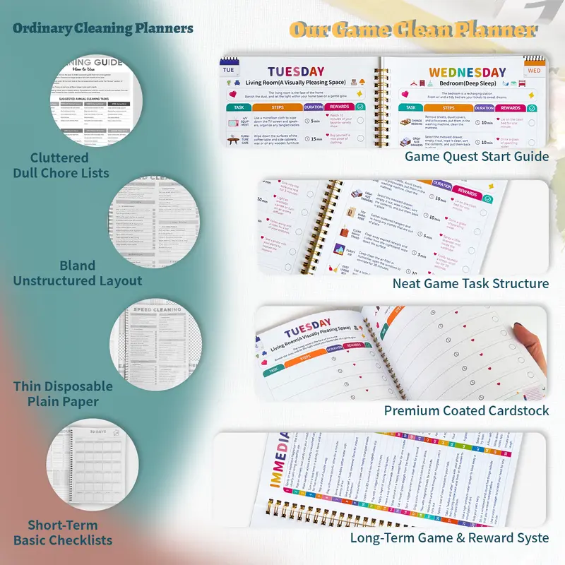 ADHD Cleaning Planner for Adults