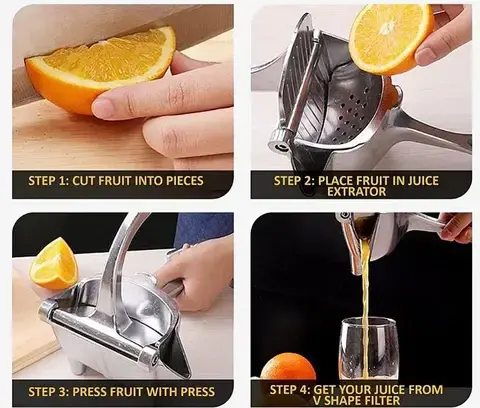 Aluminum Hand-Crank Manual Juicer