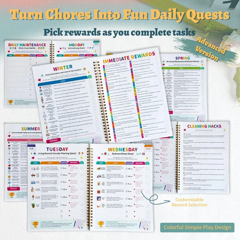 ADHD Cleaning Planner for Adults