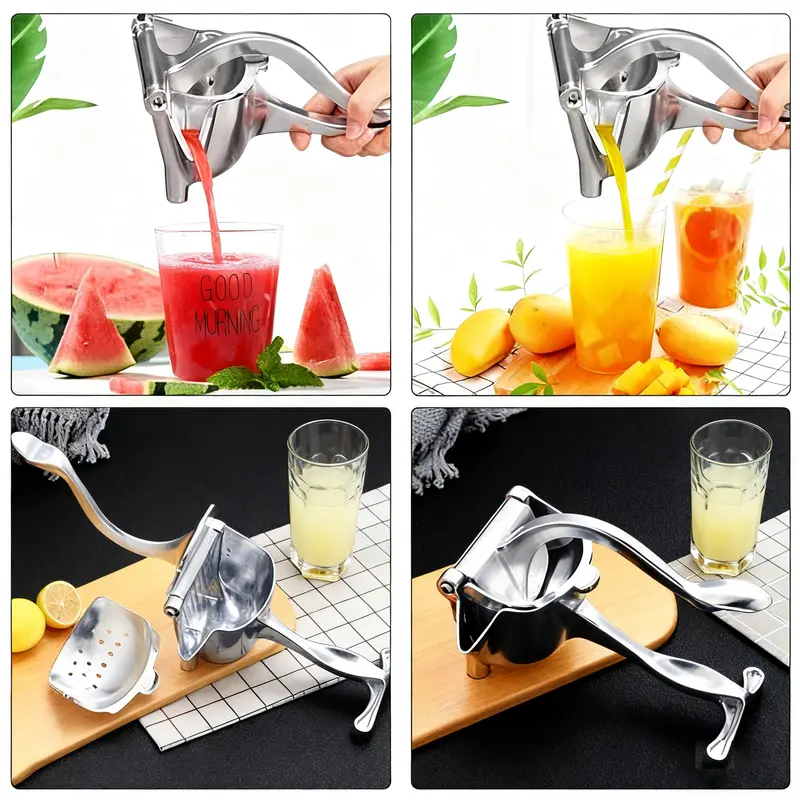 Aluminum Hand-Crank Manual Juicer