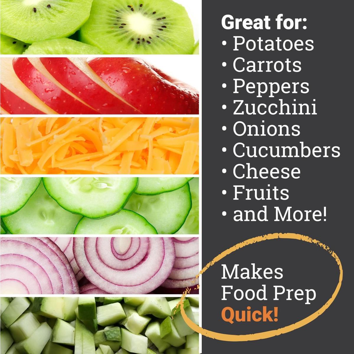 All-in-One Mandoline Vegetable Slicer and Chopper