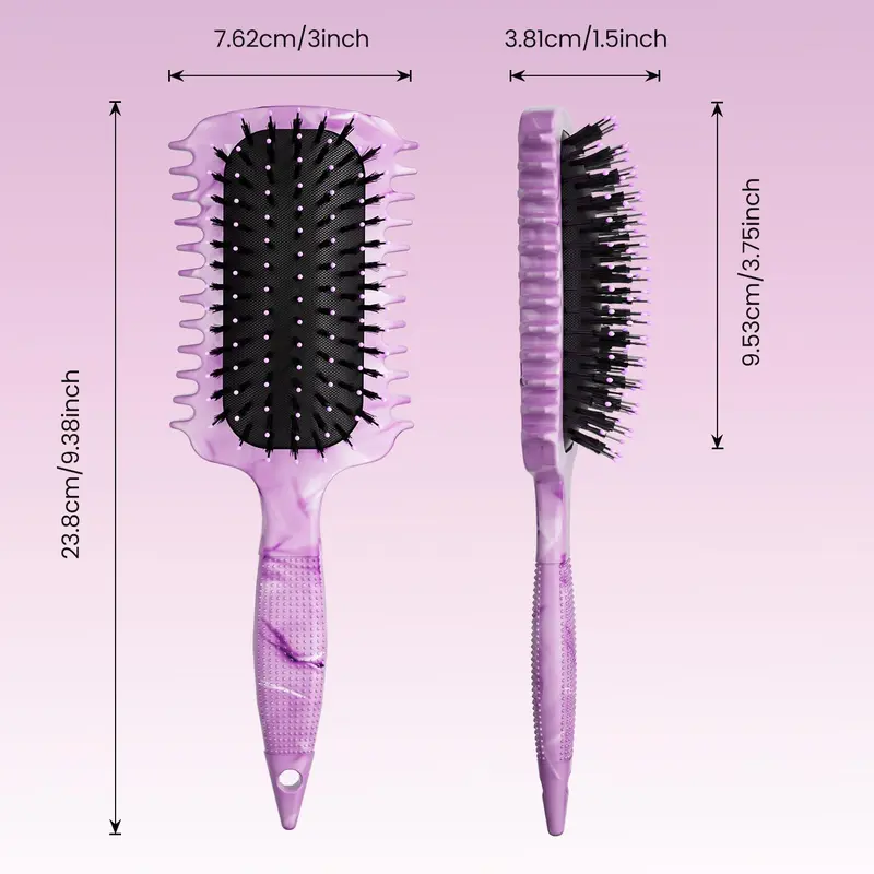 Women's Curl Define Hair Brush – Effortlessly Detangles, Shapes, and Styles Curls while Reducing Pulling,summerwins