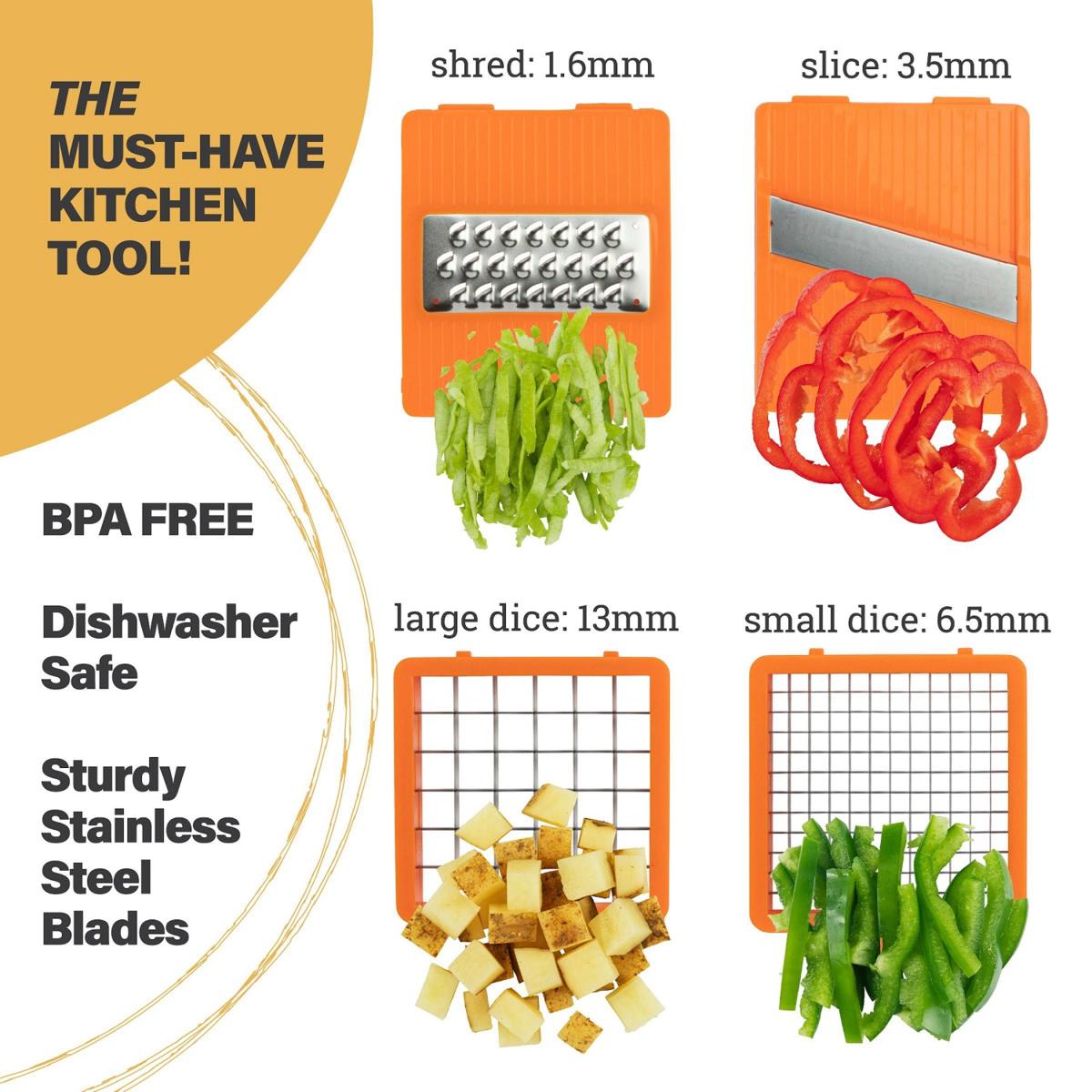 All-in-One Mandoline Vegetable Slicer and Chopper