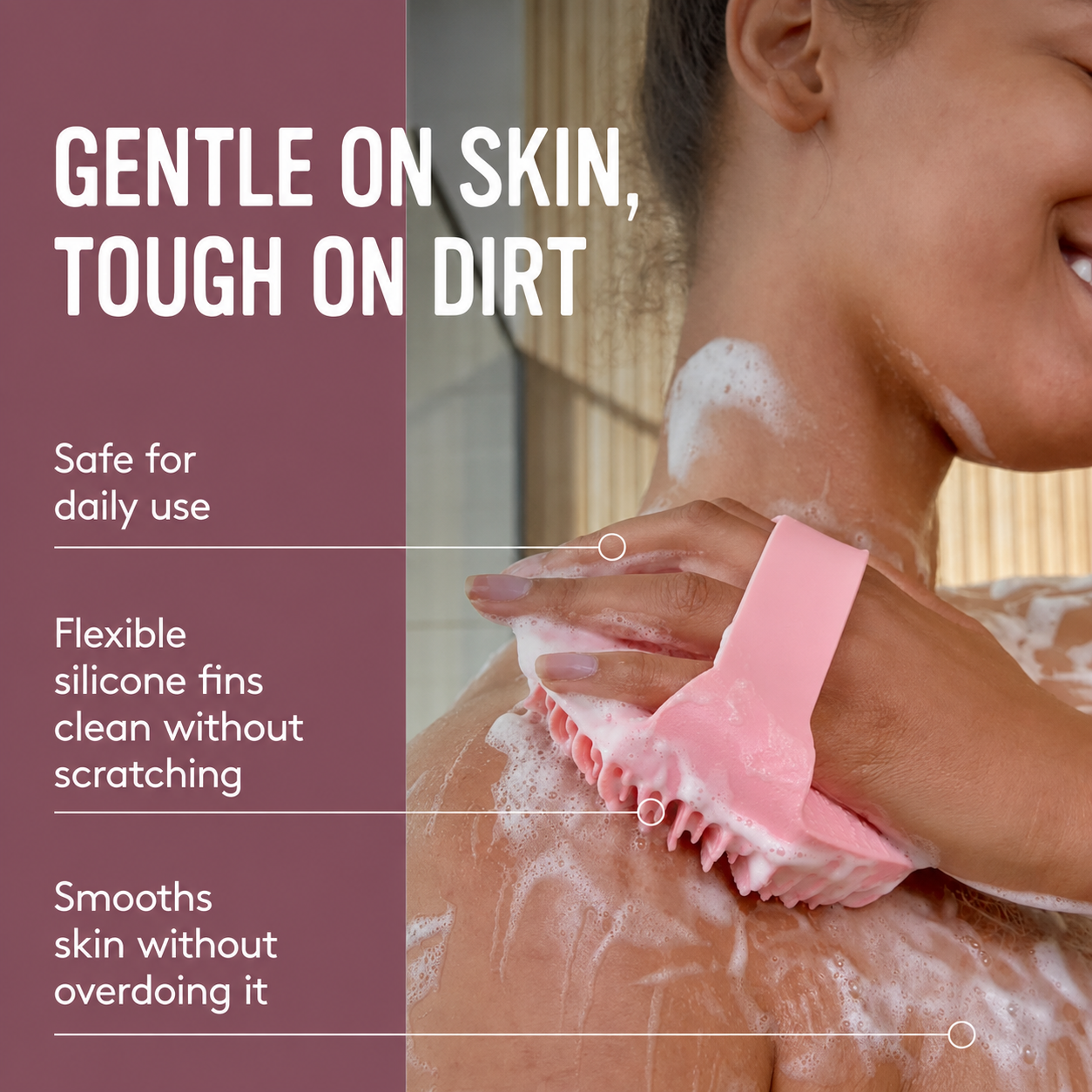  Body Scrubber – Shower Tool for Men & Women